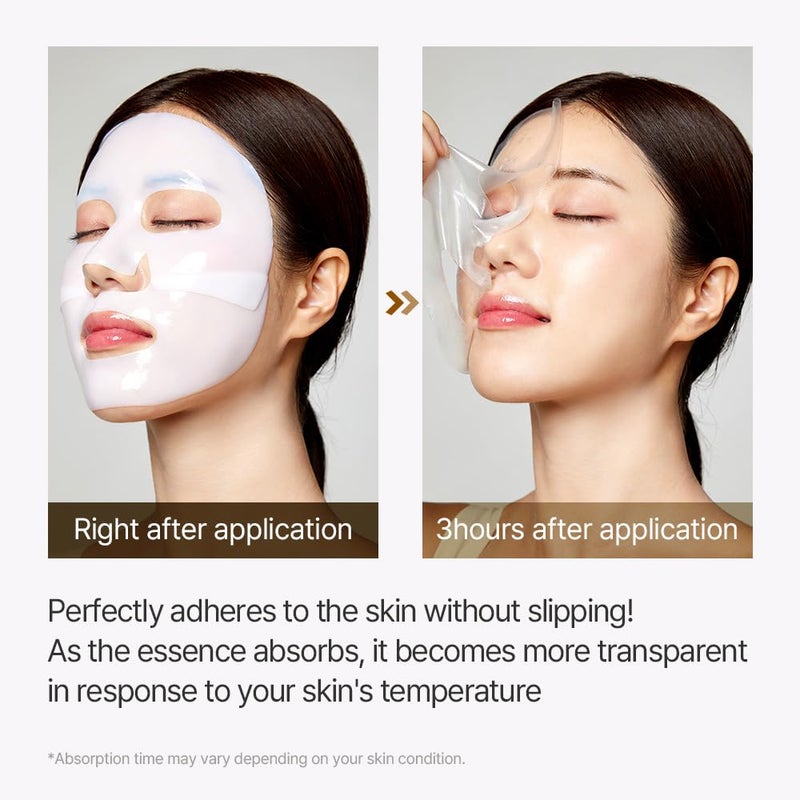 mixsoon Bean Collagen Hydrogel Mask Hydration All-In-One Firming, Soothing Gel Formula Face Mask for Radiant, Smooth Skin Stocking Stuffers 35g / 1.18 fl.oz. (5ea) Korean Glass Skin Care - Image 3